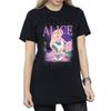 Disney Womens/Ladies Alice in Wonderland Montage Cotton Boyfriend T-Shirt