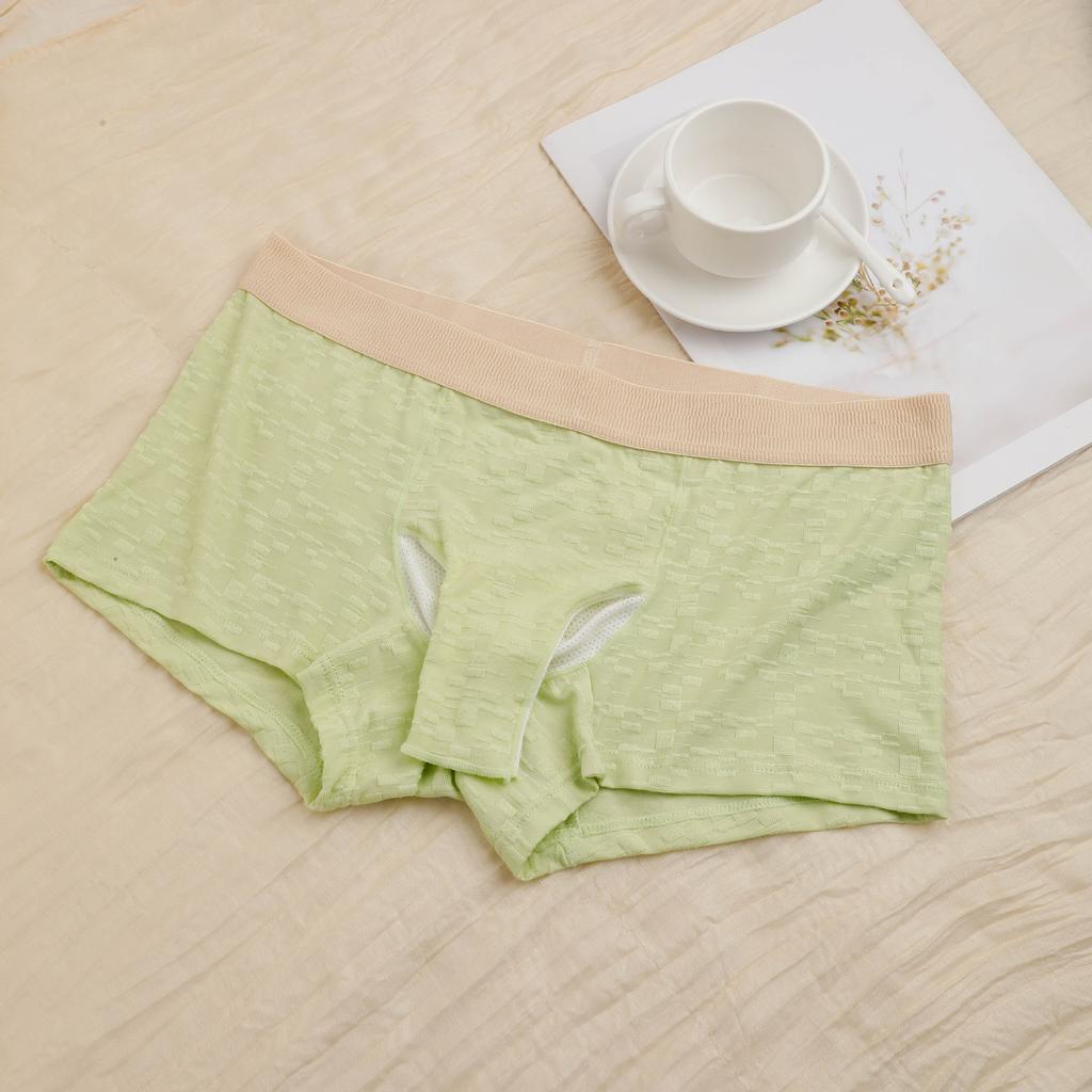 Men's Spring and Summer Elephant-nose No-removal Open-top Gun Egg Separation Breathable Briefs