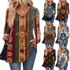 Women's Fashion Casual Long Sleeve Solid Color Shirt Women's V-Neck Tops