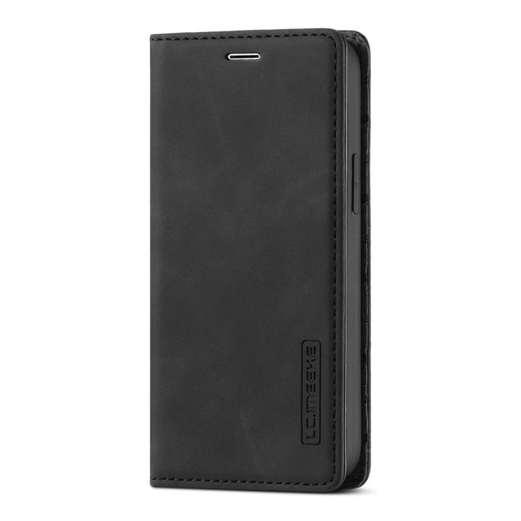 Per iPhone 12 mini LC.IMEEKE Magnetismo Forte Ultra-sottile Custodia a Flip Orizzontale Antiurto in TPU Opaco + Pelle PU con Supporto e Slot per Schede e Portafoglio