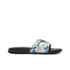 Nike Benassi Thick Sole Outdoor One-Piece Floral Trend Rubber Non-Slip Slide Sandals Women Footwear Black 618919-029