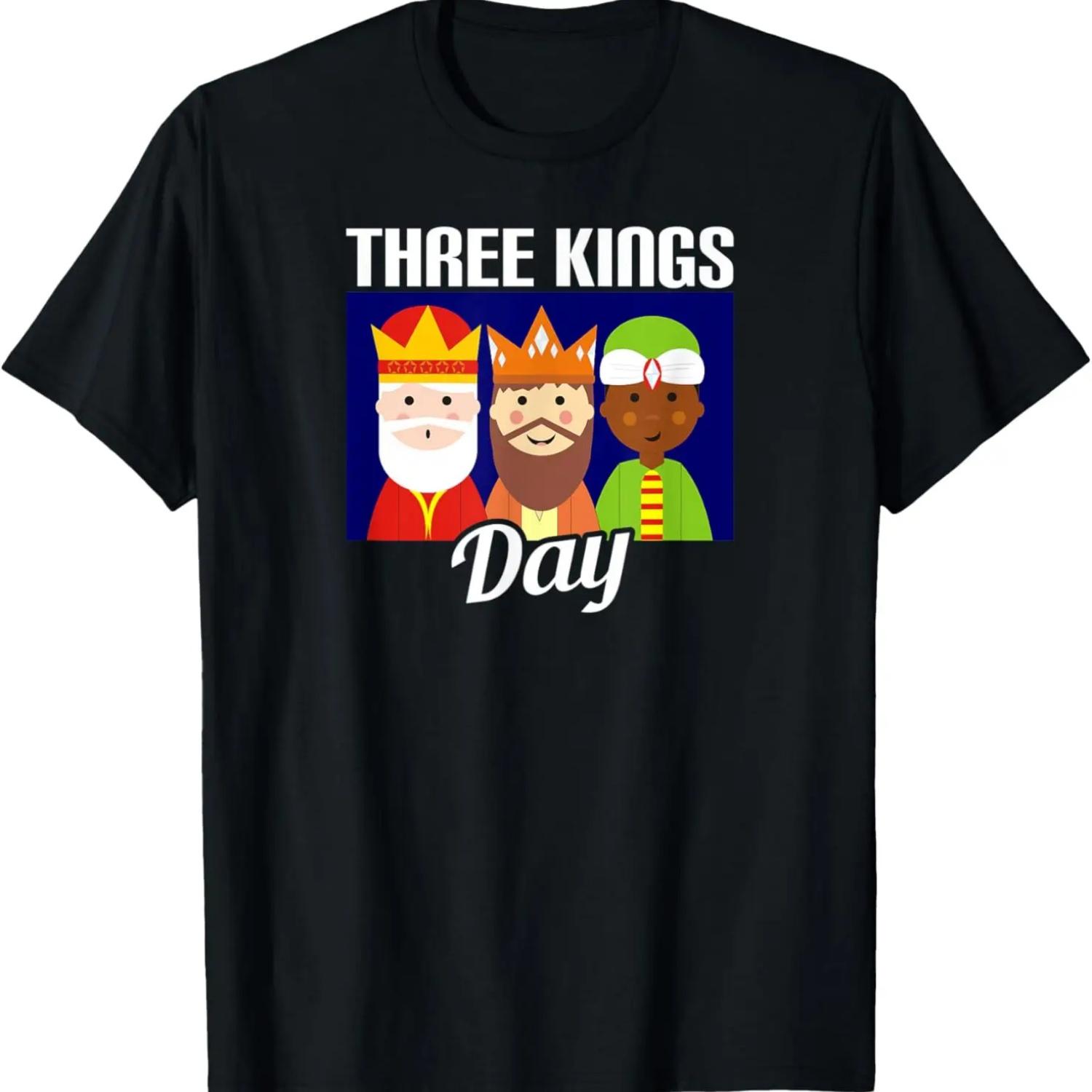 

Three Kings Day Epiphany T-Shirt XXXXXL чорний