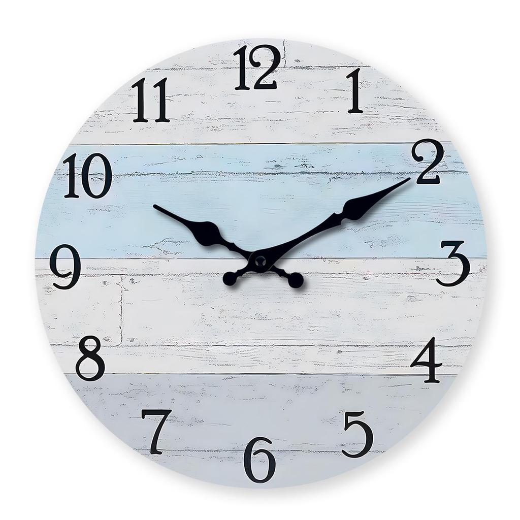 16" Retro Cartoon MDF Silent Wall Clock
