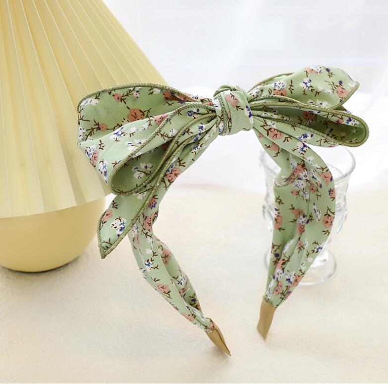 PROLY New Fashion Headband For Women Fresh Spring Headwear Big Bowknot Bohemia Hairband Adult Casual Travel Hair Accessories
