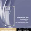IMAK UX-4 Series for Samsung Galaxy A04 4G (164.4 X 76.3 X 9.1 Mm) Case Straight Frame Four Corner Shockproof Clear TPU Cover