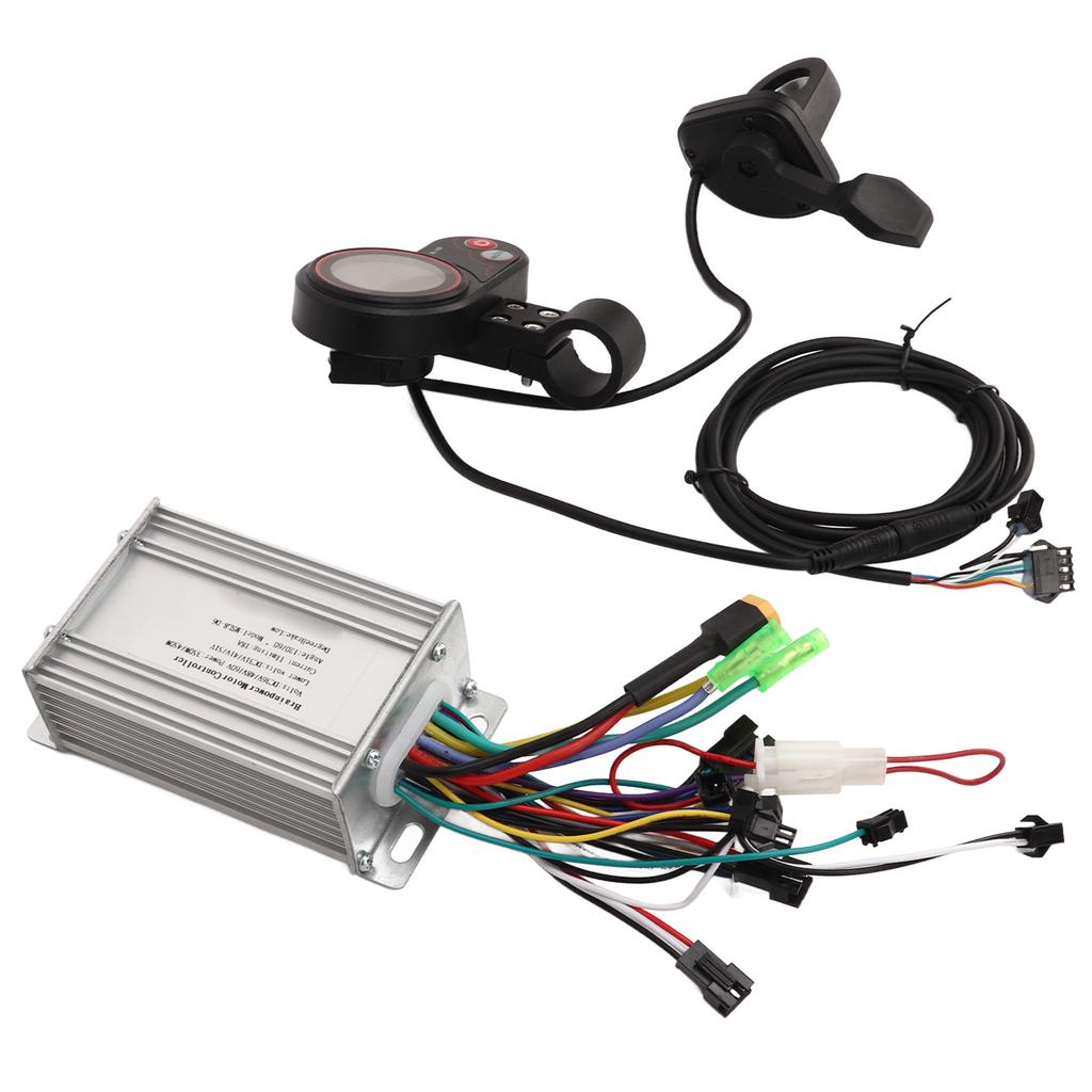 36V 48V 60V 350W 450W 18A Controler motor fără perii pentru bicicletă electrică SL100 B1 Panou LCD cu degetul mare