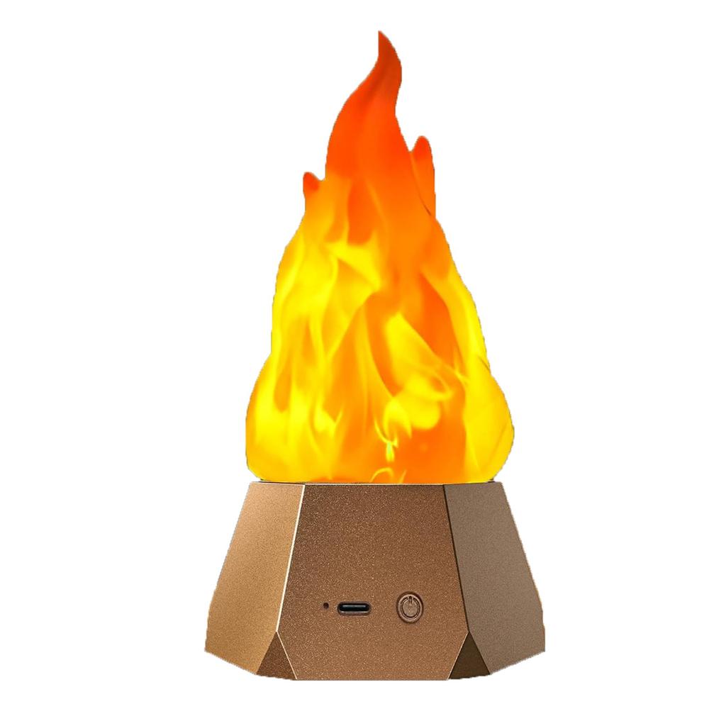 Flame Lamp 3-speed Mode Indoor Atmosphere Lamp Outdoor Camping Decorative Lamp Torch Lamp