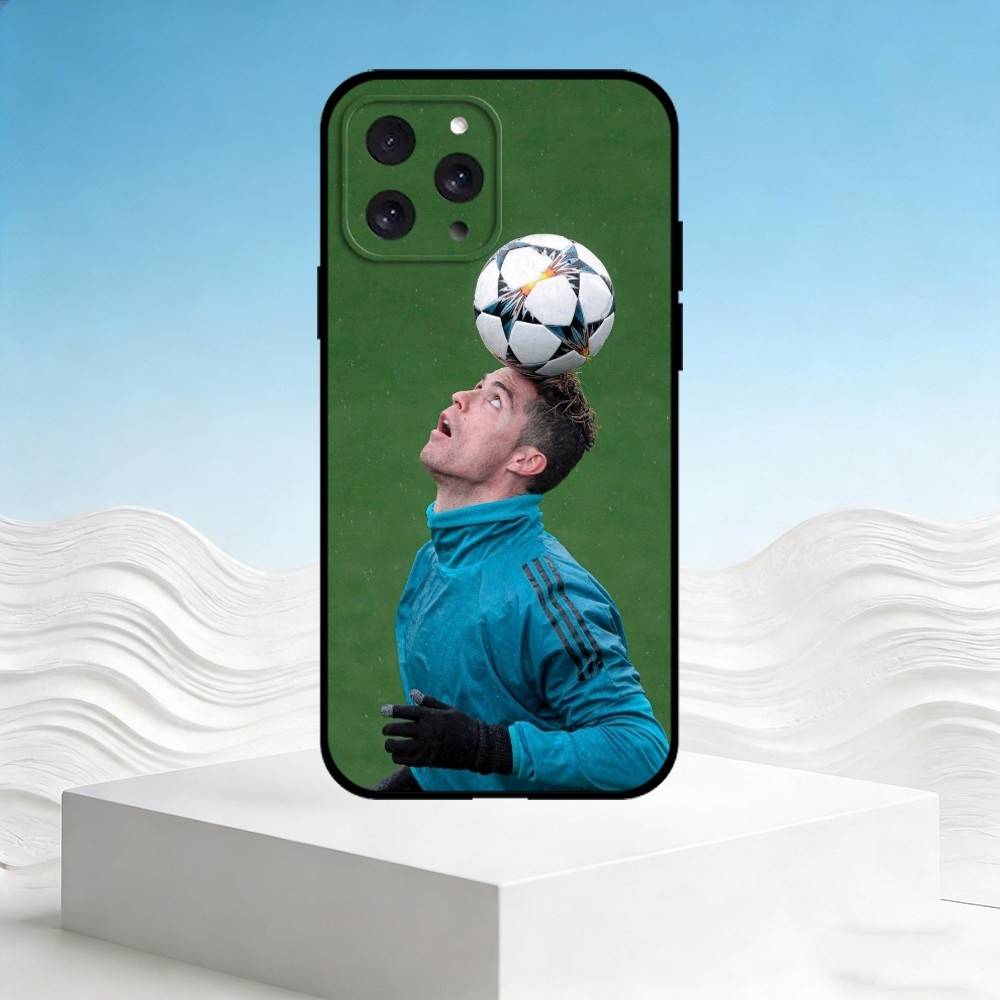 G-Global idol C-CR7 Phone Case For iPhone 17,16,15,14,13,12,11 Plus,Pro Max,SE4Soft Silicone Black Cover iPhone16pro