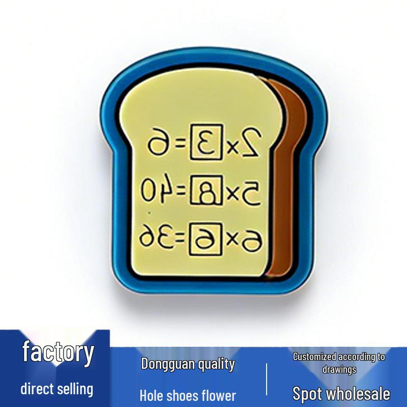 Doraemon Style PVC Shoe Buckle Flower Accessories