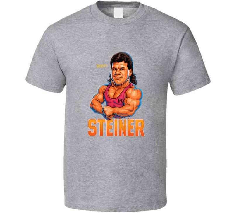 Scott Stiener Retro Wrestling Caricature Unisex T-Shirt