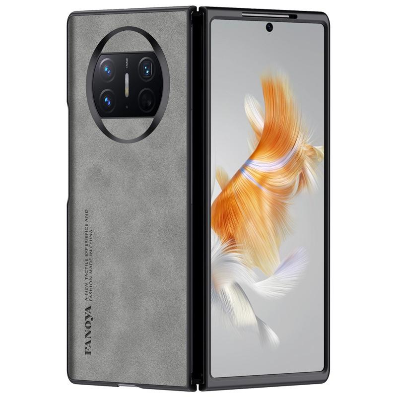 Applicable to Huawei mateX7 sheepskin mobile phone case folding case mateX5 anti-drop mateX3 protective case