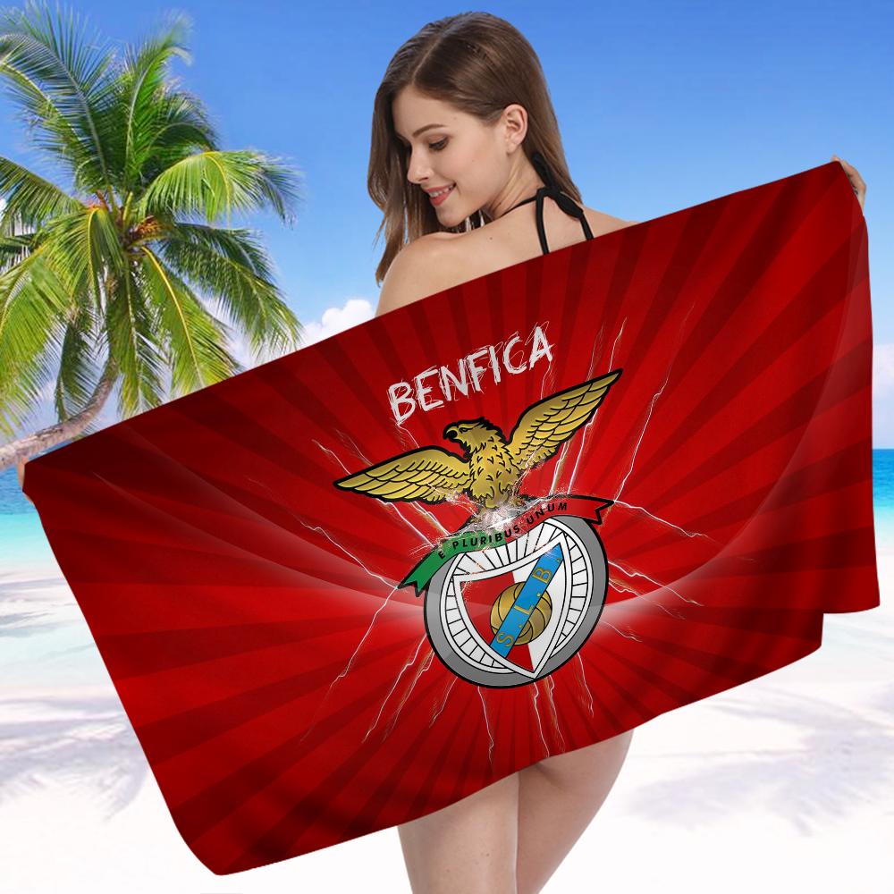 Ποδοσφαιρικός Σύλλογος B-Benfica Πετσέτα Μπάνιου Μικροΐνες Μαλακή Απορροφητική Αεριζόμενη Για Κορίτσια Παιδιά Διακοσμητική Κινούμενα Σχέδια Πετσέτα Παραλίας