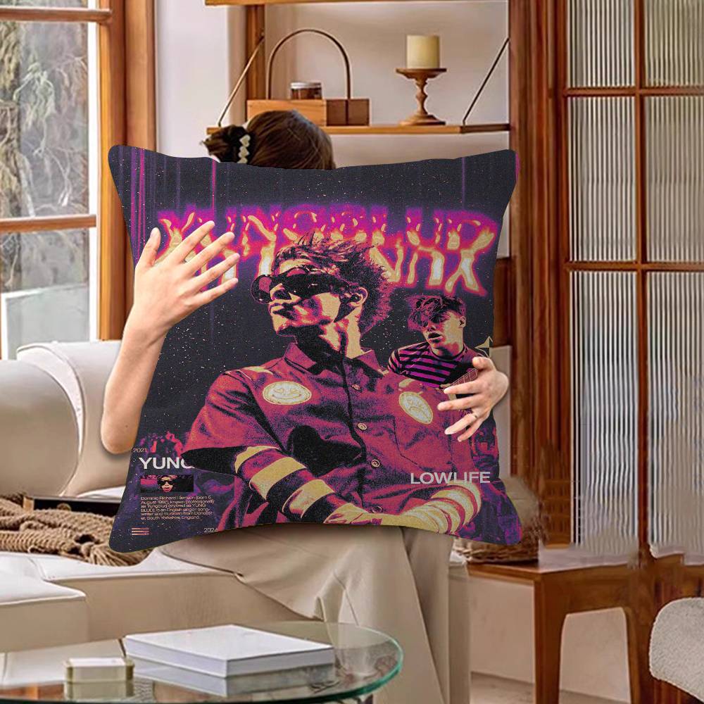 Yungblud Cantante Cuscino Cuscino Anime Copricuscino per Divano Letto Testata Letto Copricuscino 45X45 Cm Moda