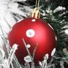 Christmas Balls 6 Pieces Party Pendant 2.36 Inch Shatterproof Ball Christmas Decorations For Winter Holiday Indoor Window Home