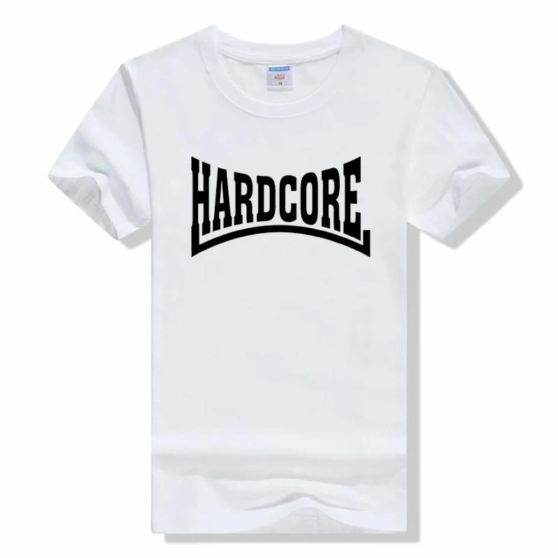 Hardcore T-Shirt Herren Mode Hardcore T-Shirt Mode lässig Rundhals T-Shirts Baumwoll-T-Shirts Kurzarm-T-Shirt Camisetas