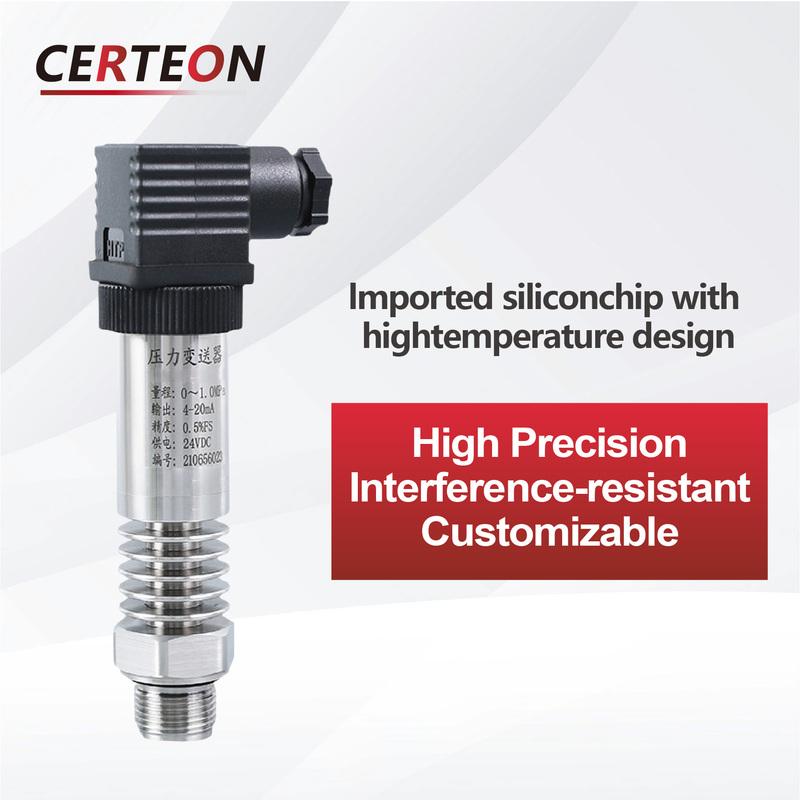 Hygienic Pressure Transmitter 4-20mA 0-5V 0-10V RS485 High Temperature Sanitary Flush Diaphragm Stainless Steel Sensor