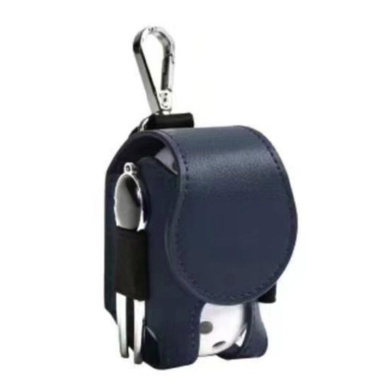 

Yousheng Golf Ball Waist Bag with Clip Waterproof Faux Leather Golf Ball Tee Tools Accessories Organizer Pouch Holder Men Women Golf Enthusiasts B темно-синий