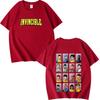 Invincible Variant Graphic T-shirts Men and Women Summer Cotton Clothing Fashion Round Neck Short Sleeved