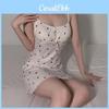 Pure Desire Lace Sleep Dress With Deep V Neck Plus Padded For Lounge And Sleep