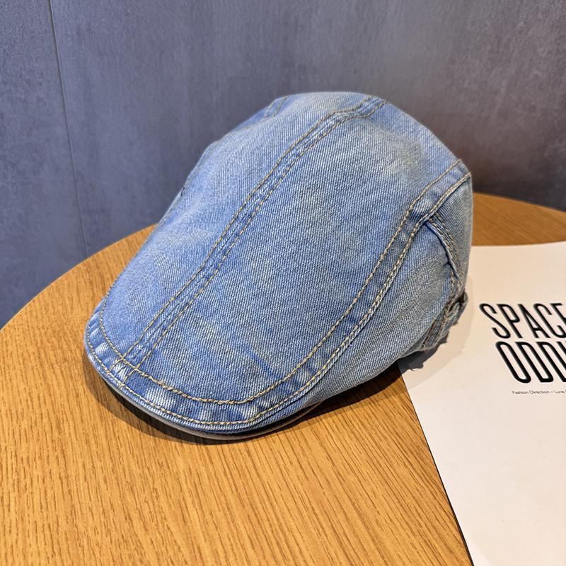 Stylish Denim Cap With Sun Protection For Hip Hop Style Fashion Breathable Gift