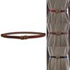 Womens Leather Waistband For Summer Outfits Slim Design With Alloy Buckle For Dress And Street Style