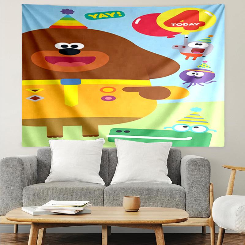 Bee's Rainbow Adventure Tapestry Hanging for Bedroom,Livingroom, Playroom,Decor Art Room Wall Tapestry Holiday and Birthday Gifts