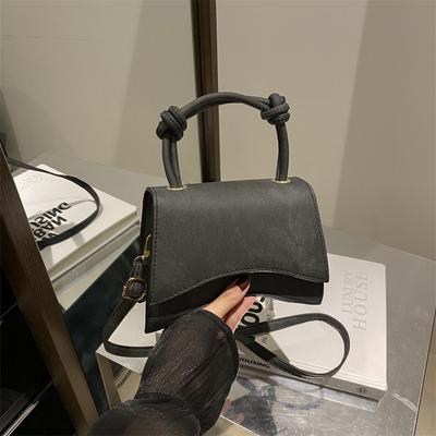 Fashion Bag Women'S Autumn Trend Fashion Shoulder Bag Simple Casual Messenger Bag Solid Color Small Square Bag