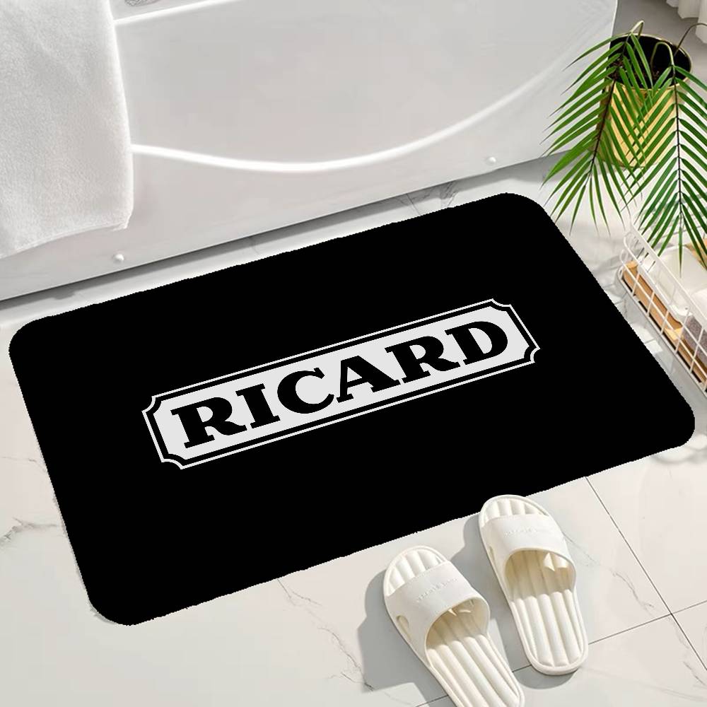 R-RicardS LOGO Floor Mat Nordic Style Home Doormat Bathroom-Toilet Mats Bedroom Hotel Decor Mat