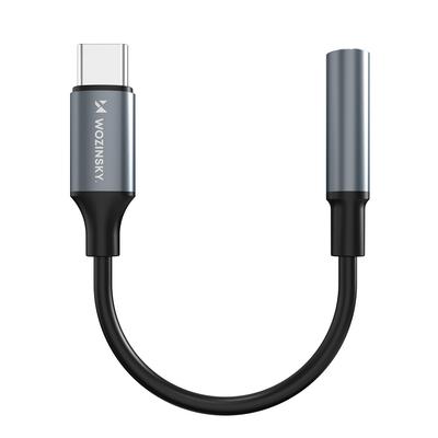 Adapter USB-C auf 3,5-mm-Mini-Klinke - Schwarz