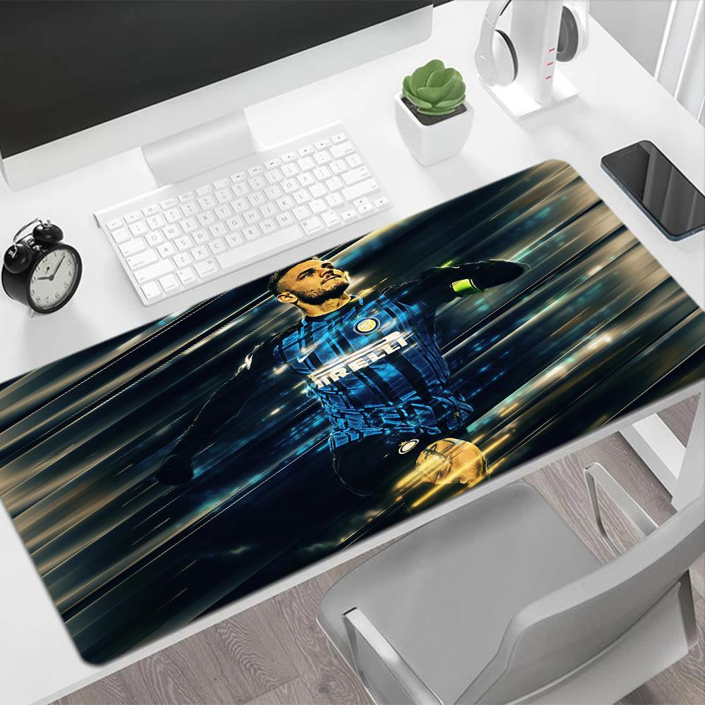 Inter Milan Celebration Gaming Mouse Pad Keyboard Pad Desktop Mouse Pad Non-Slip Rubber Base Office Desk Accessory