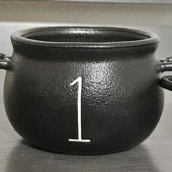 Mini Black Cauldron Halloween Witch Cauldron Pot Bucket Multi-purpose Small Candy Bowl