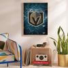 Vegas Golden Knights 5D Round Diamond Painting Kit Diamond Embroidery Painting Rhinestones Mosaic Frameless Handwork Decoration Arts