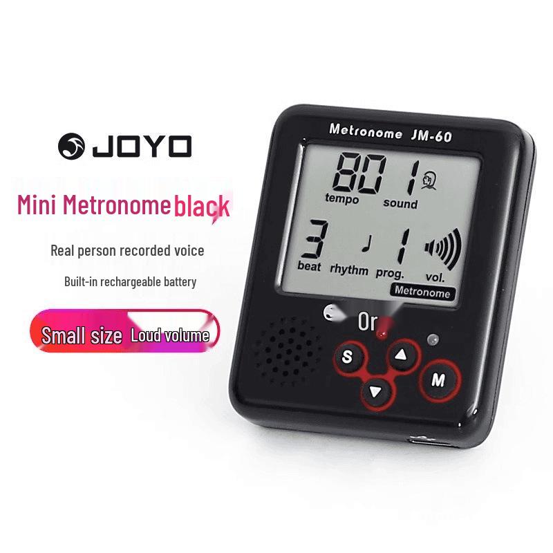 JOYO ZhuoLe Mini Elektronisches Metronom mit Smart Memory für Gitarre, Guzheng und Prüfungsreife Darbietungen.