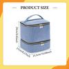 Nail Polish Storage Bag Carrying Case Dustproof Large with Handle Organizer Box for Lipstick Perfume