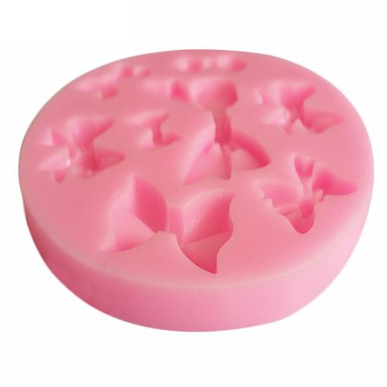 Bowknot Silicone Mold DIY Cake Fondant Cookie Chocolate Baking Decorating Tool