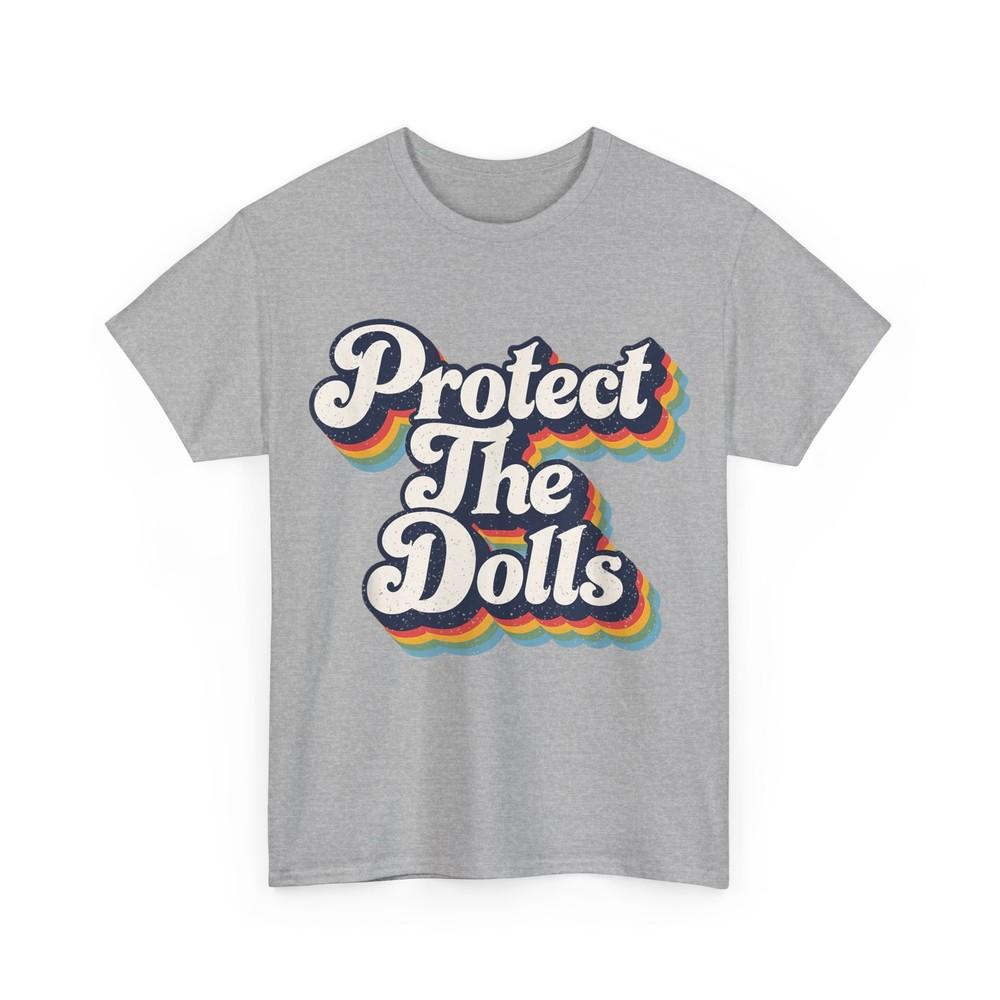 Protect The Dolls - Trans Women Solidarity Retro Distressed T-Shirt Unisex T-Shirt L
