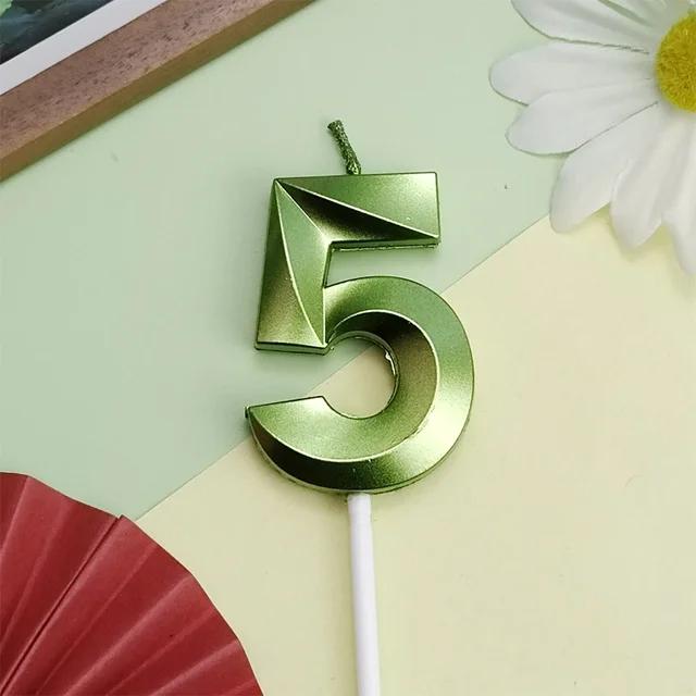 Hot Sale Opera House Birthday Number Candles Creative Party High Quality Anniversary Celebration Digital Cake Decorative Candles