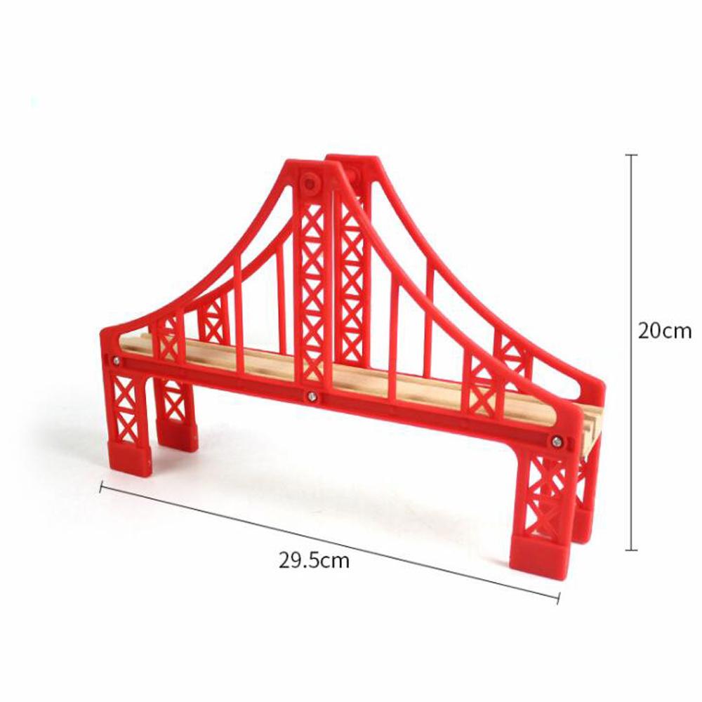 Tutti i Tipi di Giocattoli per Ferrovie su Binari di Legno Accessori per Binari del Treno in Legno di Faggio adatti per Binari di Marca Giocattoli Educativi per Bambini