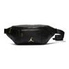 Polyester Composite Leather Crossbody Bag, Sling Bag, Fanny Pack Unisex Black Jordan HA5507-013