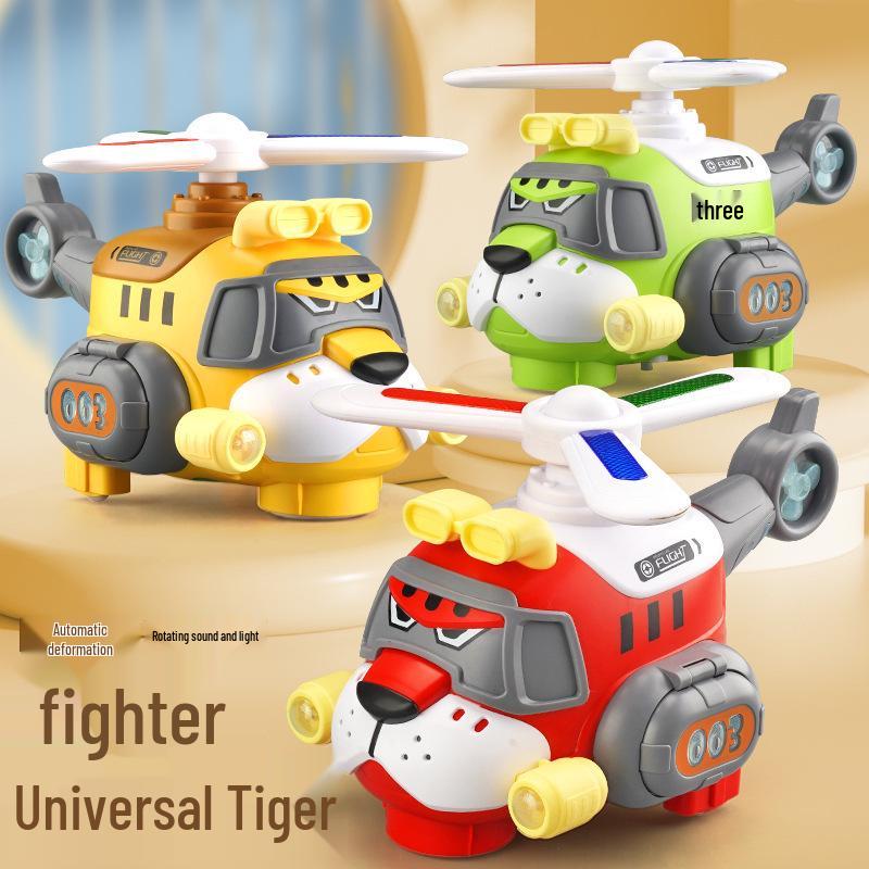 Electric Universal Helicopter Toy with Music, Lights, and Rotating Propeller for Kids