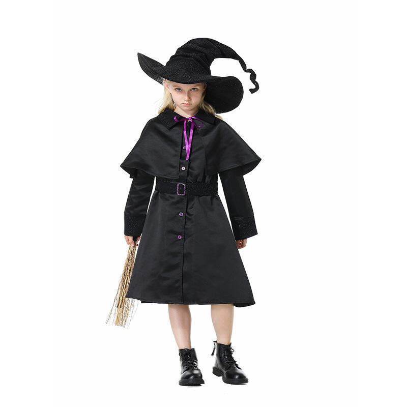 Cosplay Halloween costumes, new robes, magicians, wizards, stage performance costumes, witch parent-child costumes