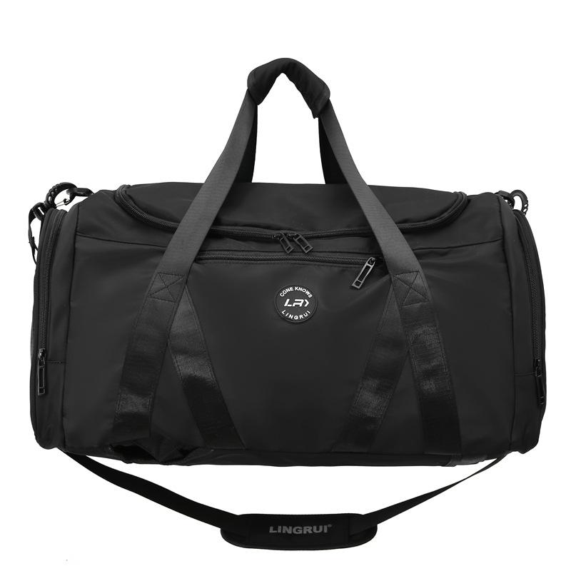 New Double Backpack Crossbody Women's Large Capacity Fitness Bag Hand Luggage Bag Men's and Women's Leisure Travel Bag