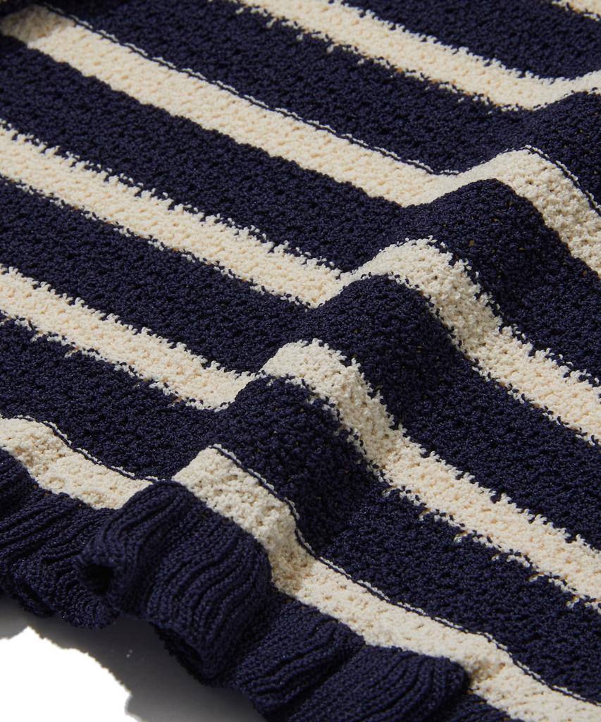 PENFIELD Women'S Knit Frill Sleeveless Navy_Fs2Ne63F