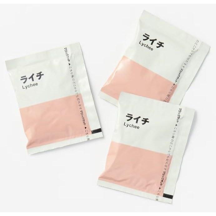 Muji Heat Stroke Prevention Chilled Delicious Salty Jelly Lychee Flavor 162g (18g 9 Pieces)