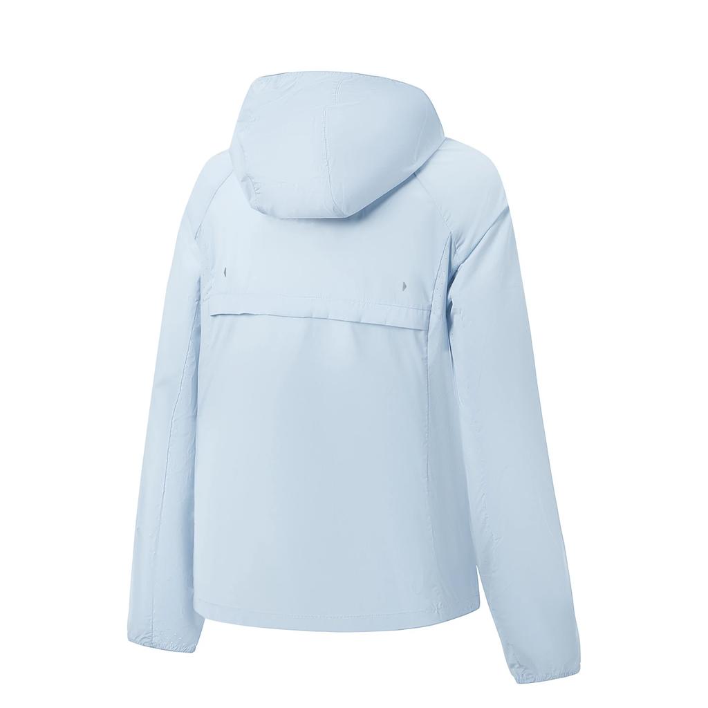 Li Ning Running Series Solid Color Sports Zip Windbreaker Women Outerwear AFDW878-3