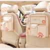 Car Seat Back Pocket Multi-functional Storage Bag Car Seat Back Hanging Garbage Bin Storage Car Interior Travel Accessories