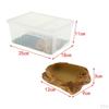 Pet Reptile Spider Breeding Box Transport Case Feeding Hatching Tank