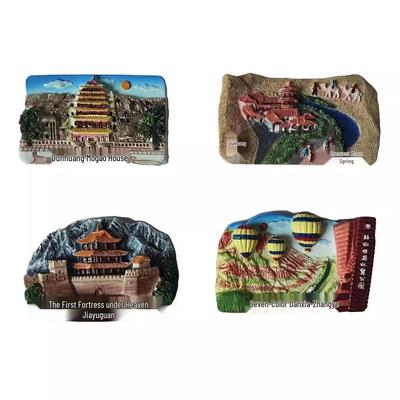Dunhuang Sembol Metal Buzdolabı Magneti - Çin Kültürel Hatırası