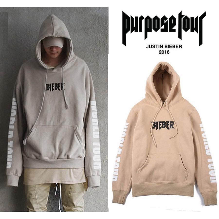 Justin Purpose Bieber The World Tour Fashion Hoodie Sweatshirt Pullover