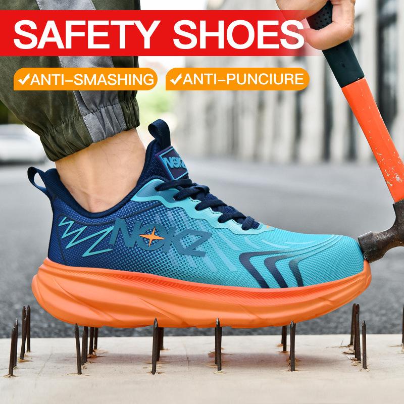 Plus Size Steel Toe Safety Shoes - Anti-smash, Anti-puncture, Anti-slip, Breathable Labor Protection for Men & Women (G58).